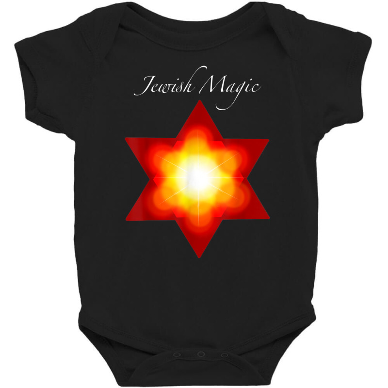 Star Of David Jewish Magic Mysticism Protection Symbol T Shirt Baby Bodysuit | Artistshot