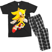 Yellow Hedgehog Jumps Aside Men's T-shirt Pajama Set | Artistshot