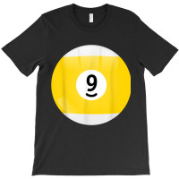 Number 9 Pool Ball, Billiard. Pool Ball T Shirt T-shirt | Artistshot