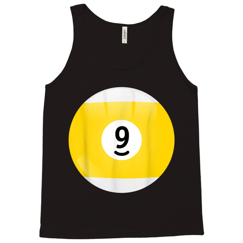 Number 9 Pool Ball, Billiard. Pool Ball T Shirt Tank Top | Artistshot