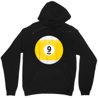 Number 9 Pool Ball, Billiard. Pool Ball T Shirt Unisex Hoodie | Artistshot