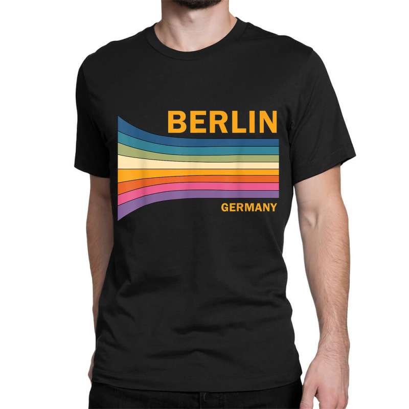 Retro Vintage 70s Berlin Germany T Shirt Classic T-shirt | Artistshot