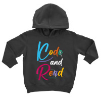 Code And Read Retro Dyslexia Learning Disability Dyslexic T Shirt Toddler Hoodie | Artistshot