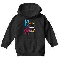 Code And Read Retro Dyslexia Learning Disability Dyslexic T Shirt Youth Hoodie | Artistshot