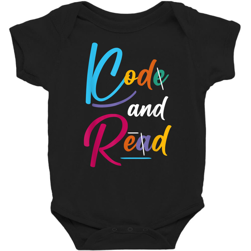 Code And Read Retro Dyslexia Learning Disability Dyslexic T Shirt Baby Bodysuit by dubrayhecallezhd | Artistshot