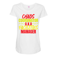 Facilities Manager Job Maintenance Employee Profession T Shirt Maternity Scoop Neck T-shirt | Artistshot