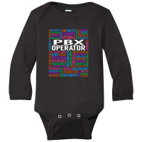 Pbx Operator Long Sleeve Baby Bodysuit | Artistshot