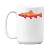 Fly Fishing Tshirt, Trout Fishing Tee, Fishing Lover T Shirt 15 Oz Coffee Mug | Artistshot