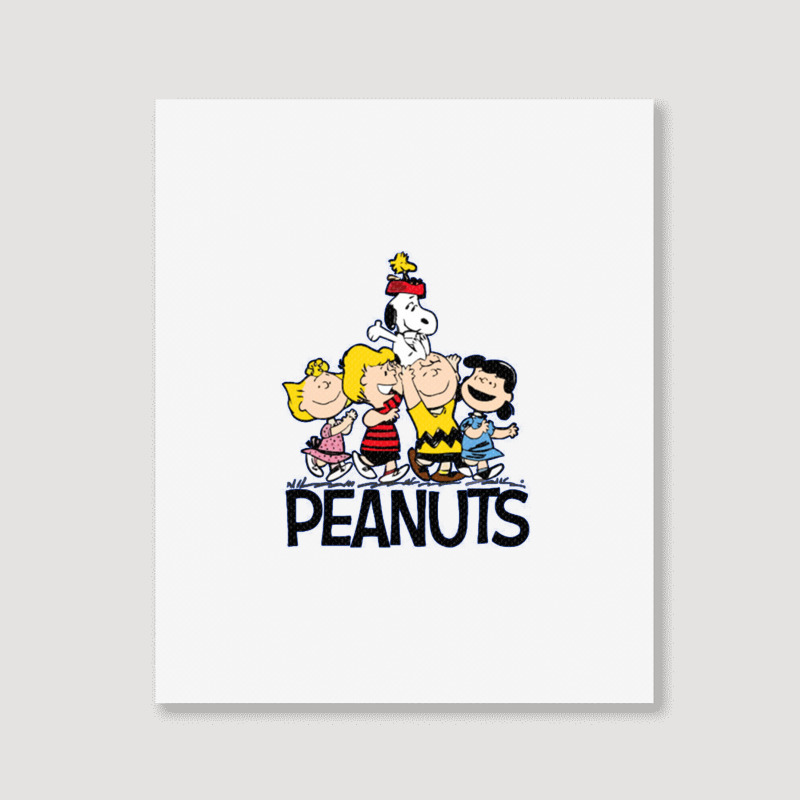 Friends Peanuts Portrait Canvas Print | Artistshot