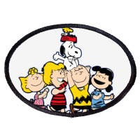 Friends Peanuts Oval Patch | Artistshot