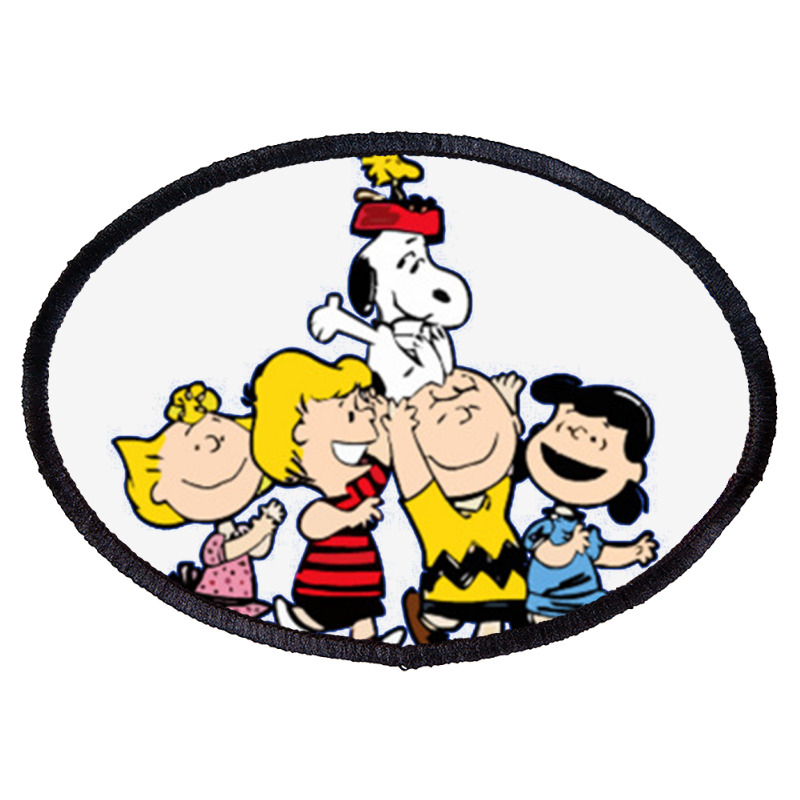 Friends Peanuts Oval Patch | Artistshot