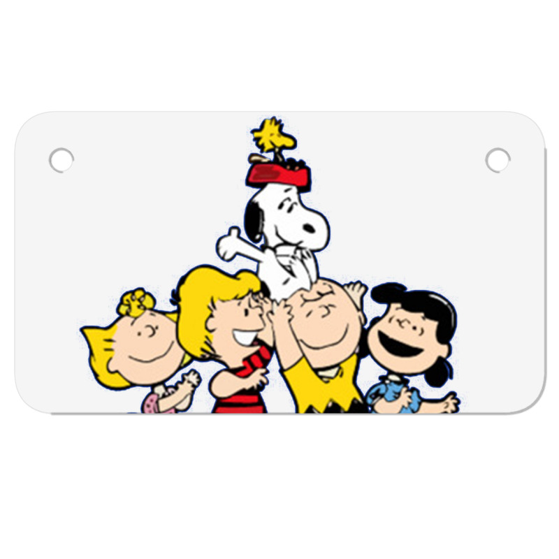 Friends Peanuts Motorcycle License Plate | Artistshot