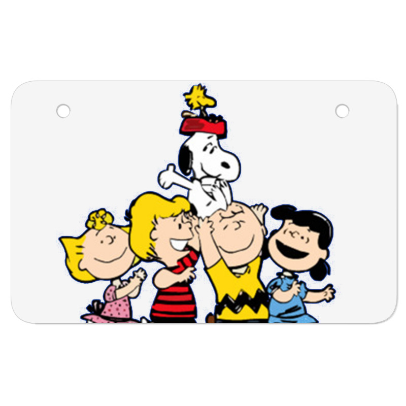 Friends Peanuts Atv License Plate | Artistshot