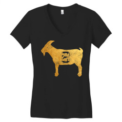 goat 24 8 Women's V-Neck T-Shirt | Artistshot