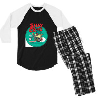 Silly Cycles   Gum, Cards Men's 3/4 Sleeve Pajama Set | Artistshot