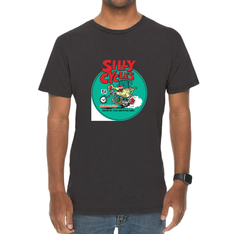 Silly Cycles   Gum, Cards Vintage T-shirt | Artistshot