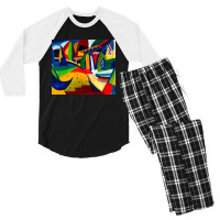 Cartoon Gifts Thundershower Mens Womens Men's 3/4 Sleeve Pajama Set | Artistshot