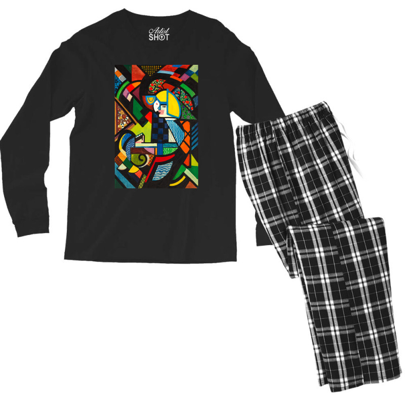 Funny Gift Thundershower Call Me Men's Long Sleeve Pajama Set by ArtistCatalina | Artistshot