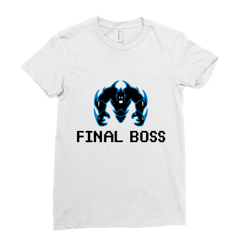 Final Boss Team Ladies Fitted T-Shirt by adanwalken | Artistshot