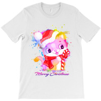 Merry Christmas Cat T-shirt | Artistshot