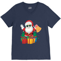 Christmas Santa Claus V-neck Tee | Artistshot