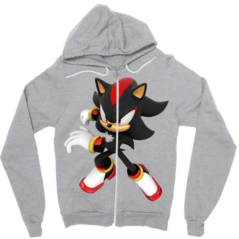 Black Hedgehog 3d Zipper Hoodie | Artistshot