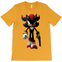 Black Hedgehog Holding A Gun T-shirt | Artistshot