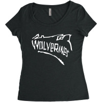 Wolverines Women's Triblend Scoop T-shirt | Artistshot