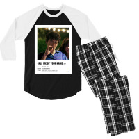 Graphic Picture  Your Name Games Characters Men's 3/4 Sleeve Pajama Set | Artistshot