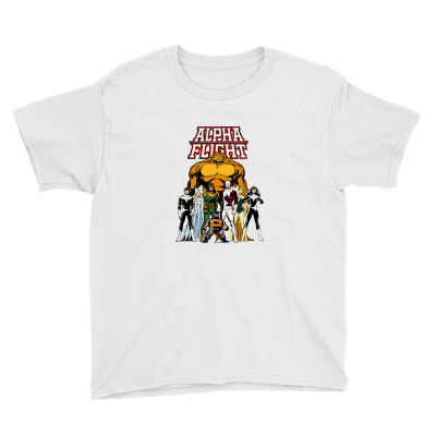 Funny Alpha Flight Youth Tee Designed By Balqis Tees