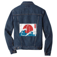 Surf Japanese Symbol Men Denim Jacket | Artistshot