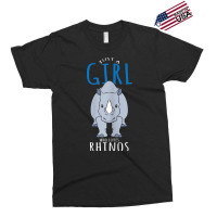 Rhino Costume Design - Just A Girl Who Loves Rhinos Exclusive T-shirt | Artistshot