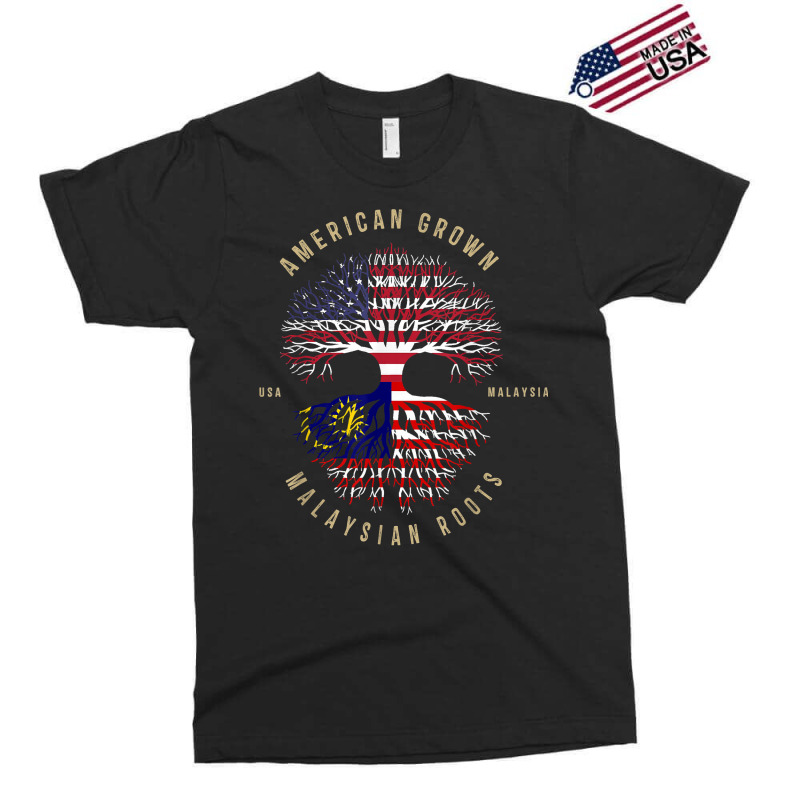 American Grown Malaysian Roots Vintage Usa & Malaysia T Shirt Exclusive T-shirt by woestebjparmal | Artistshot