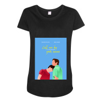 Vintage Video Games  Romantic Character Anime Maternity Scoop Neck T-shirt | Artistshot