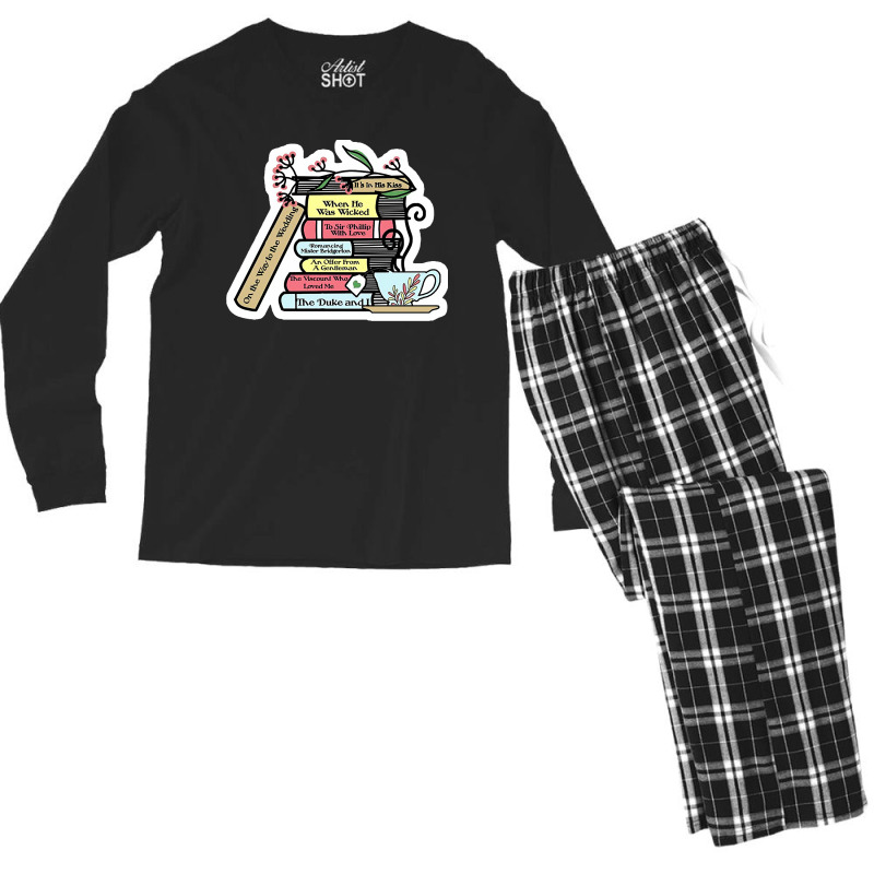 Retro Cartoon  Historical-romance Day Gift Men's Long Sleeve Pajama Set | Artistshot