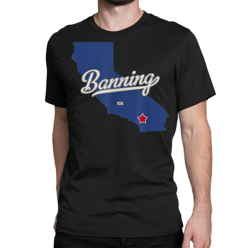 Banning California Ca Map T Shirt Classic T-shirt | Artistshot