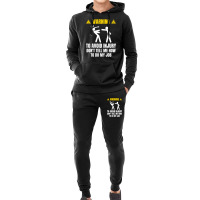 Warning To Avoid Injury Hoodie & Jogger Set | Artistshot