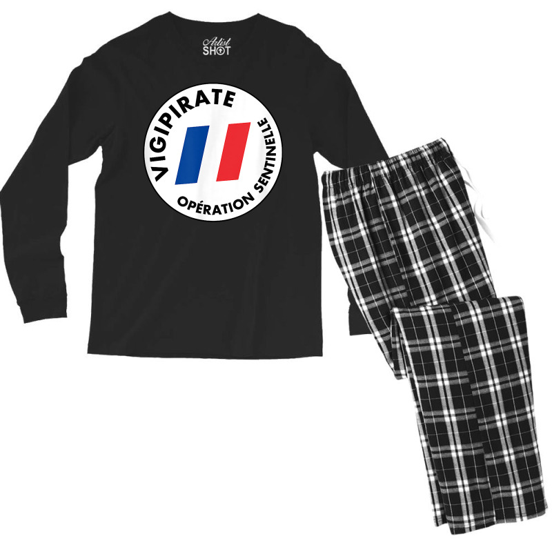 Operation Sentinelle T Shirt Men's Long Sleeve Pajama Set | Artistshot