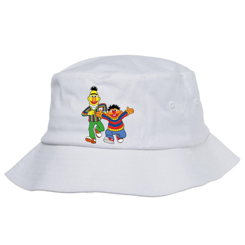 Custom Real Love Bert And Ernie Classic Bucket Hat By Cm-arts - Artistshot