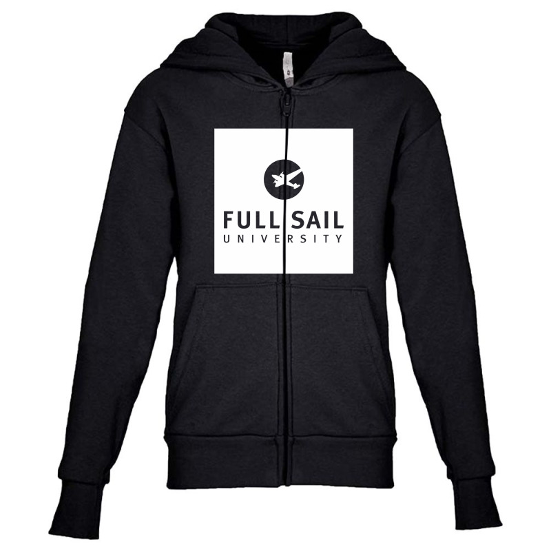 Full Sail University Youth Zipper Hoodie | Artistshot