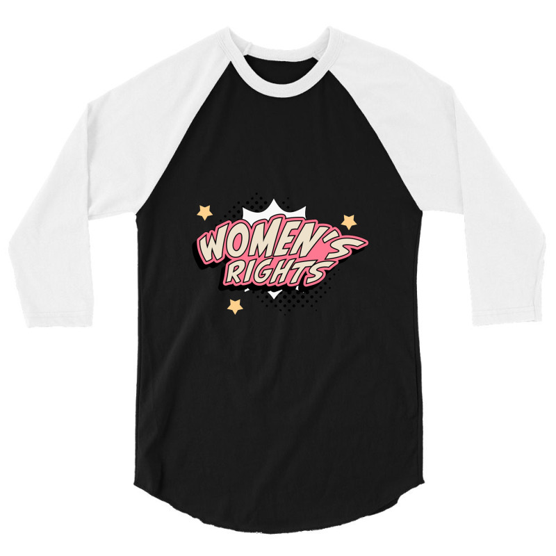 Womens Rights Abortion Rights 3/4 Sleeve Shirt by gummyyyart | Artistshot