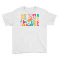 Retro Be Kind Advocate Include Neurodiversity Awareness T Shirt Youth Tee | Artistshot