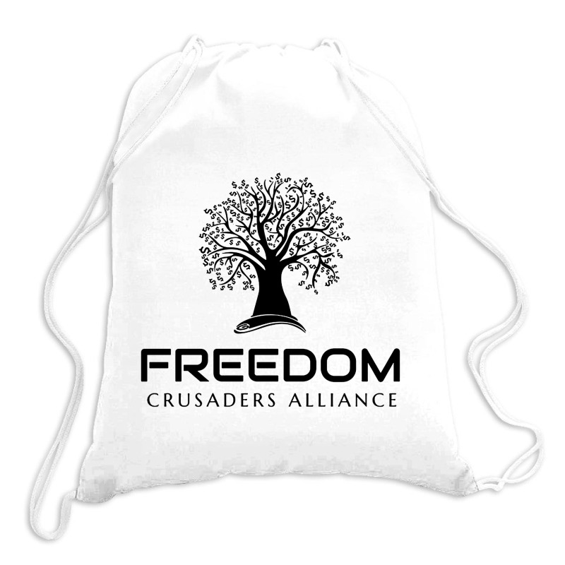 Freedom Crusaders Alliance Drawstring Bags | Artistshot