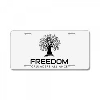 Freedom Crusaders Alliance License Plate | Artistshot