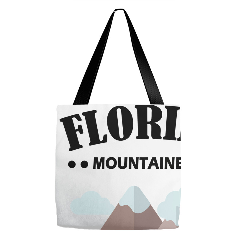 Florida Mountains, Space, Thunder, Splash (black Text),orlando Fl Tote Bags | Artistshot