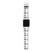 Florida Mountains, Space, Thunder, Splash (black Text),orlando Fl Apple Watch Band | Artistshot