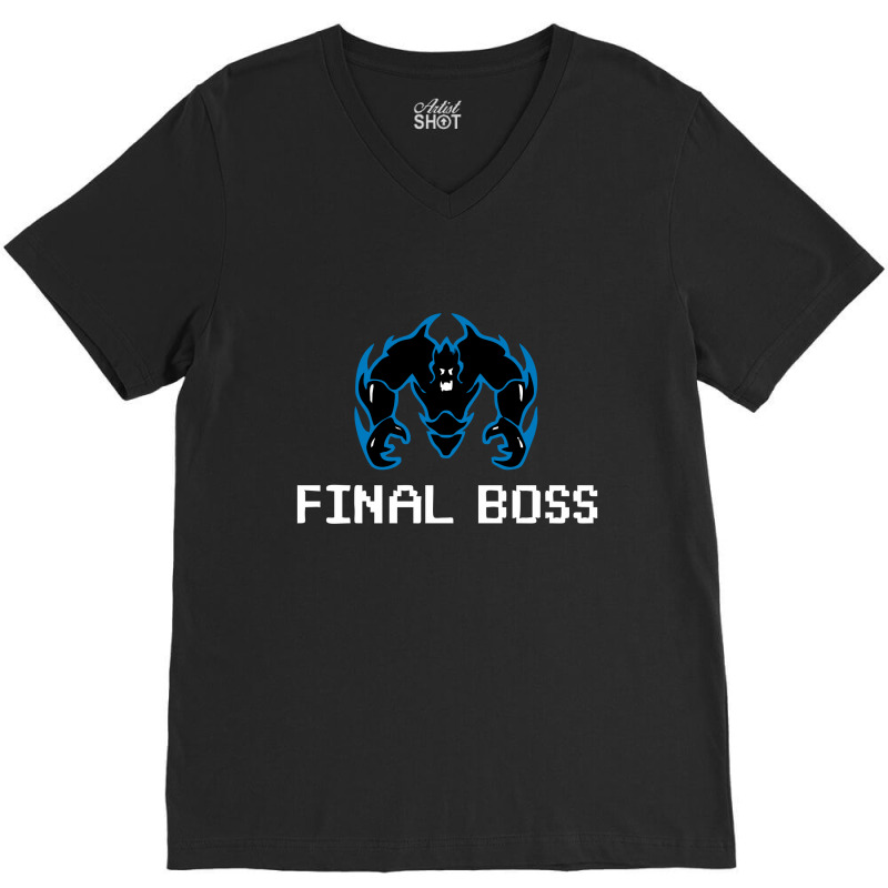 Final Boss Team V-neck Tee | Artistshot