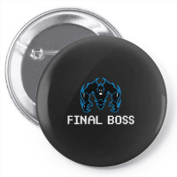 Final Boss Team Pin-back Button | Artistshot