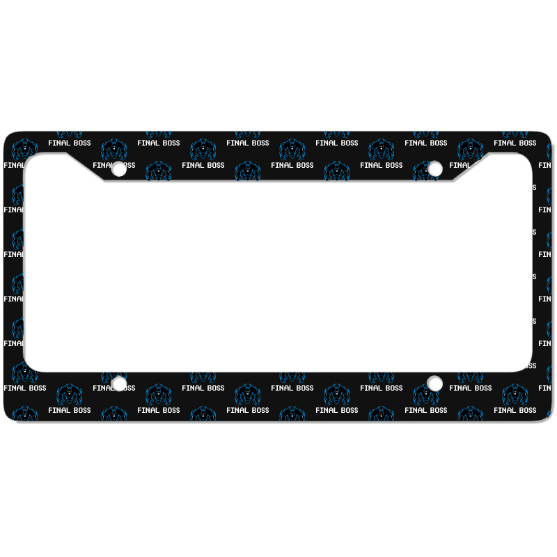 Final Boss Team License Plate Frame | Artistshot