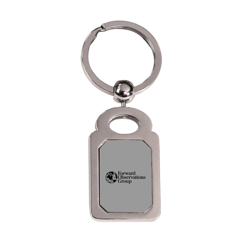 Forward Observations Silver Rectangle Keychain | Artistshot